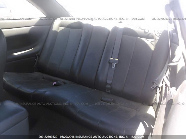 2T1CF28P8XC200858 - 1999 TOYOTA CAMRY SOLARA SE/SLE ვერცხლისფერი ფოტო 8