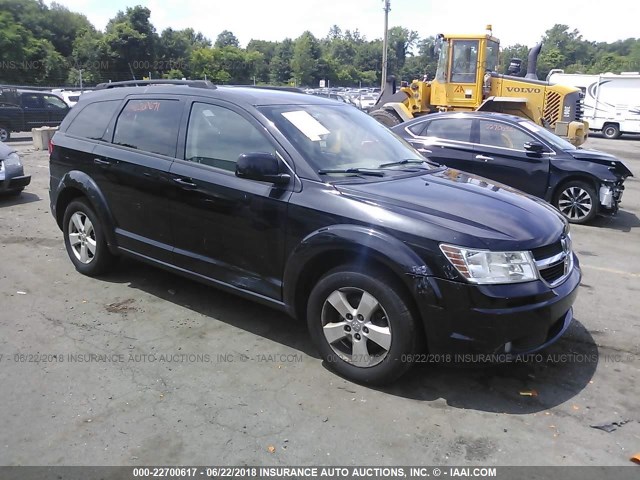 3D4PG5FV2AT105785 - 2010 DODGE JOURNEY SXT BLACK photo 1