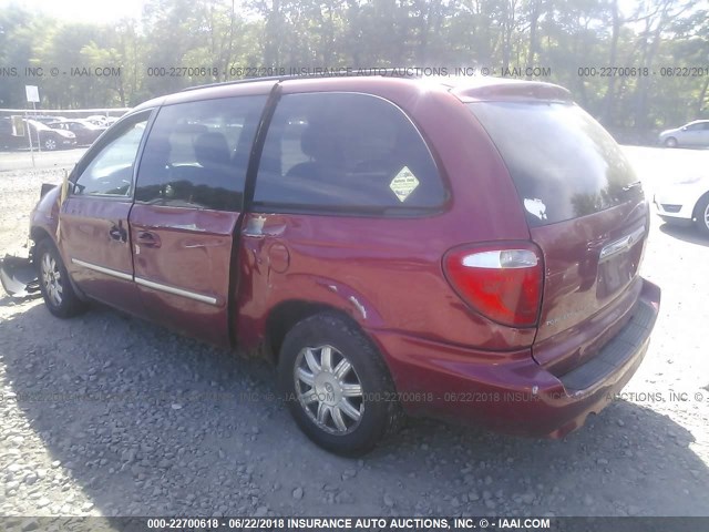 2A4GP54L67R259436 - 2007 CHRYSLER TOWN & COUNTRY TOURING RED photo 3