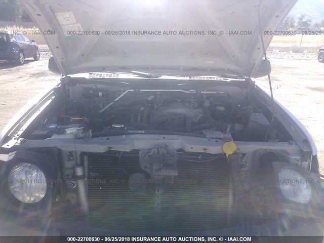 5N1ED28Y64C654601 - 2004 NISSAN XTERRA XE/SE SILVER photo 10