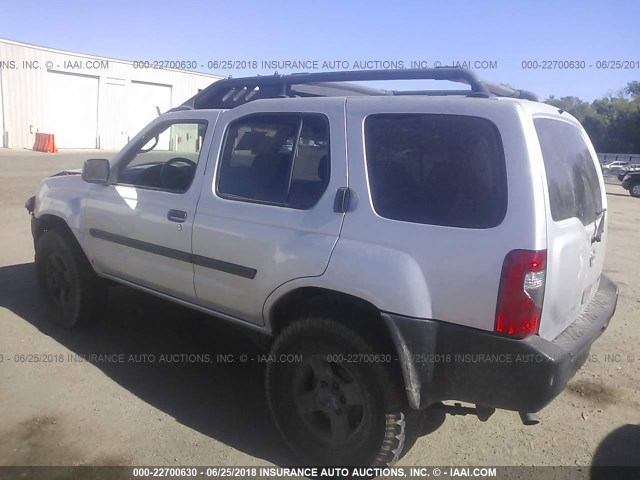 5N1ED28Y64C654601 - 2004 NISSAN XTERRA XE/SE SILVER photo 3