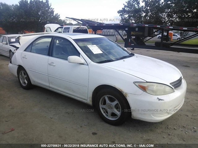 4T1BE32K92U500837 - 2002 TOYOTA CAMRY LE/XLE/SE 白色 照片 1