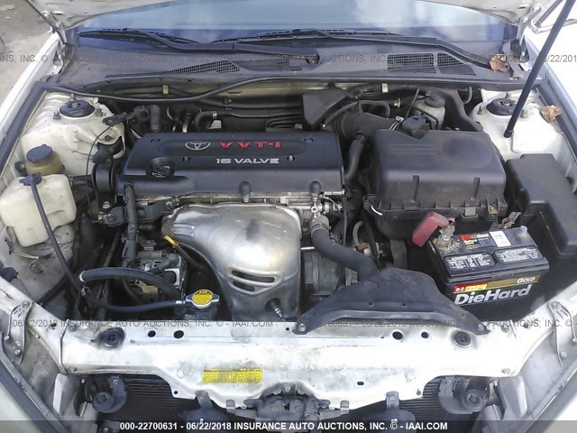 4T1BE32K92U500837 - 2002 TOYOTA CAMRY LE/XLE/SE 白色 照片 10