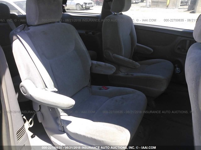 5TDZA23C14S032481 - 2004 TOYOTA SIENNA CE/LE BLUE photo 8