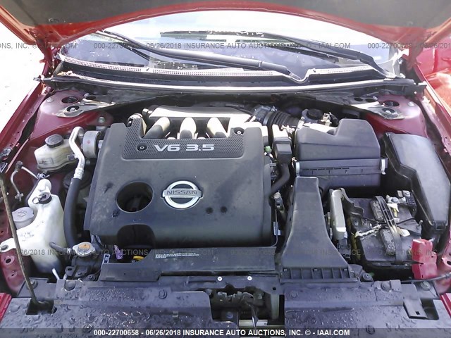 1N4BL2EP7BC101450 - 2011 NISSAN ALTIMA SR RED photo 10