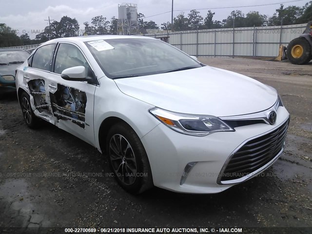 4T1BK1EB9JU283023 - 2018 TOYOTA AVALON XLE PLUS/PREMIUM/TOUR/LTD WHITE photo 1