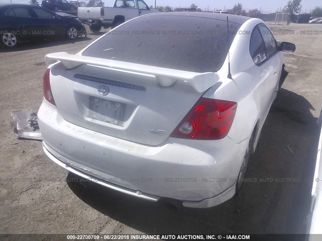 JTKDE167570167308 - 2007 TOYOTA SCION TC 白色 照片 4