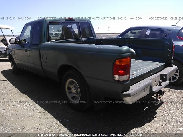 1FTYR14X5XPA67460 - 1999 FORD RANGER SUPER CAB GREEN photo 3