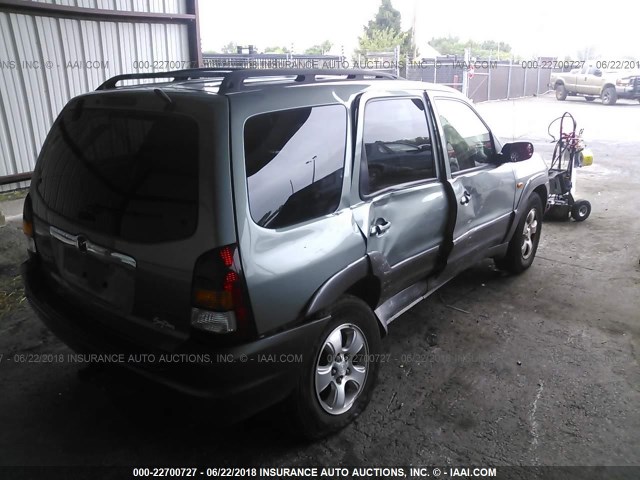 4F2CZ04133KM34007 - 2003 MAZDA TRIBUTE LX GREEN photo 4