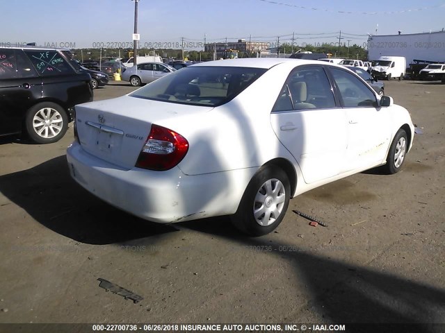 4T1BE32K834175552 - 2003 TOYOTA CAMRY LE/XLE/SE Ağ foto 4