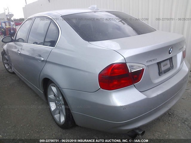 WBAVB33516PS18292 - 2006 BMW 330 I SILVER photo 3