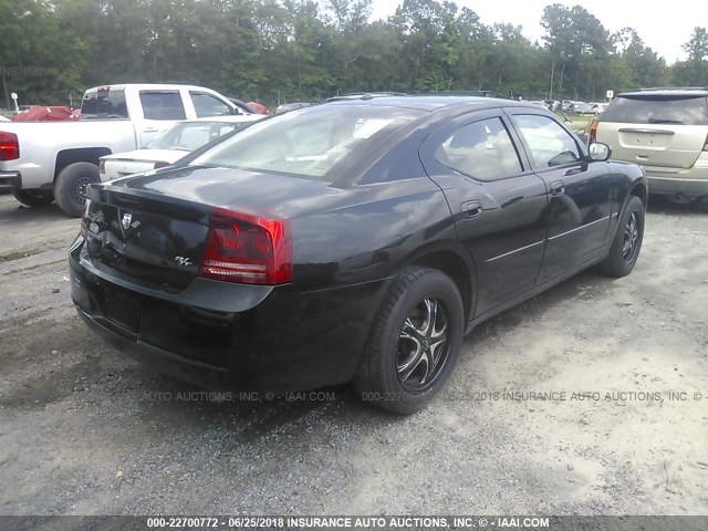 2B3KK53H87H615520 - 2007 DODGE CHARGER R/T BLACK photo 4