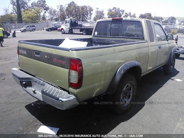 1N6DD26YXWC344941 - 1998 NISSAN FRONTIER KING CAB XE/KING CAB SE GREEN photo 4