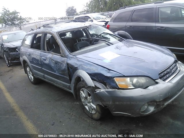 4S4BP62C756356704 - 2005 SUBARU LEGACY OUTBACK 2.5I LIMITED BLUE photo 6