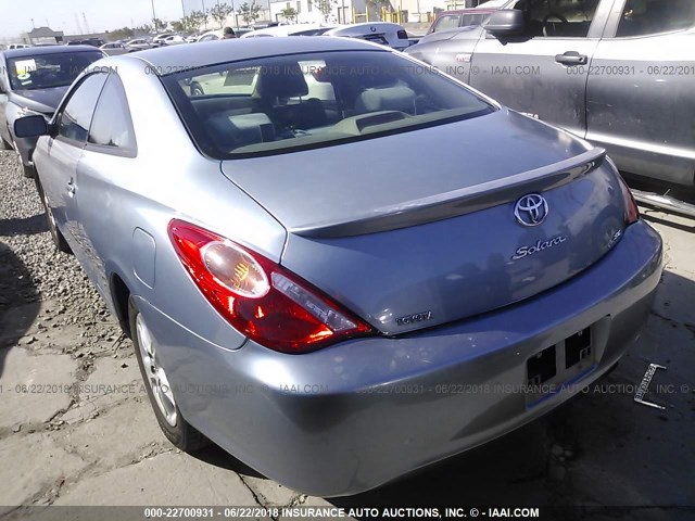 4T1CE38P84U825652 - 2004 TOYOTA CAMRY SOLARA SE/SLE 蓝色 照片 3
