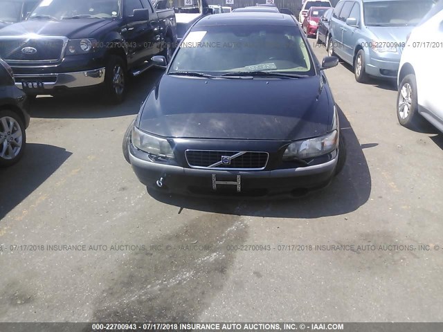 YV1RS61T042351170 - 2004 VOLVO S60 Чорний фото 6
