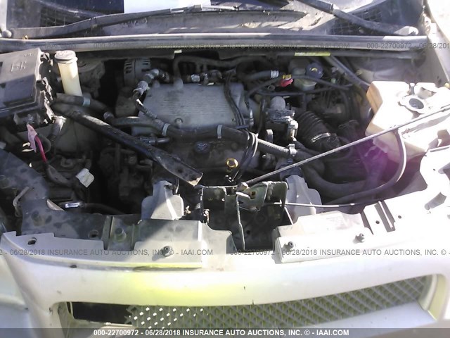 1GNDV23L96D115449 - 2006 CHEVROLET UPLANDER LS GOLD photo 10