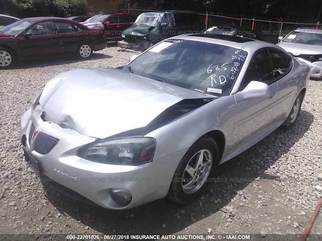 2G2WS522841376332 - 2004 PONTIAC GRAND PRIX GT2 GRAY photo 2