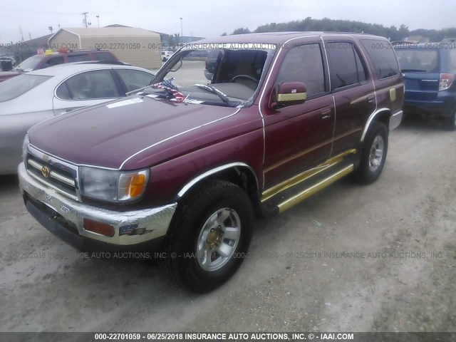 JT3HN86R9V0078930 - 1997 TOYOTA 4RUNNER SR5 MAROON photo 2