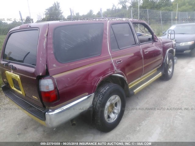 JT3HN86R9V0078930 - 1997 TOYOTA 4RUNNER SR5 MAROON photo 4