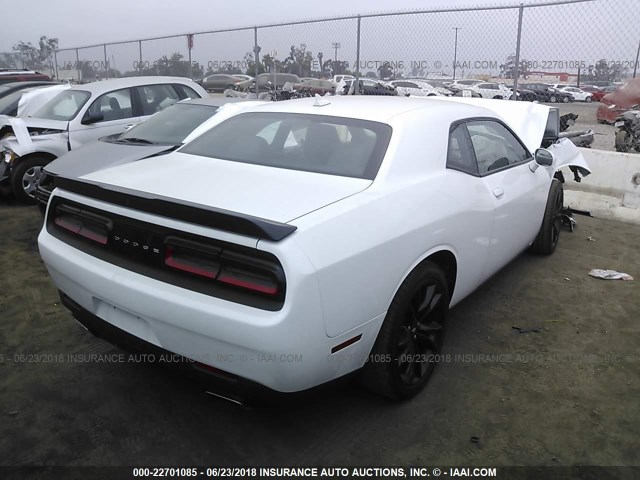 2C3CDZAG1HH507342 - 2017 DODGE CHALLENGER SXT WHITE photo 4