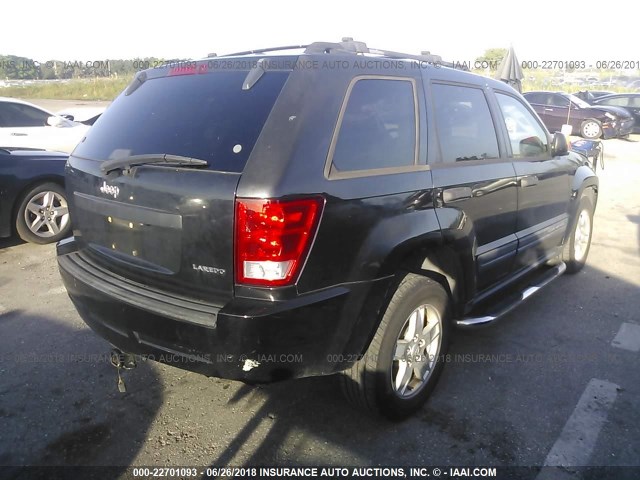 1J4GS48K25C655430 - 2005 JEEP GRAND CHEROKEE LAREDO/COLUMBIA/FREEDOM 黑色 照片 4