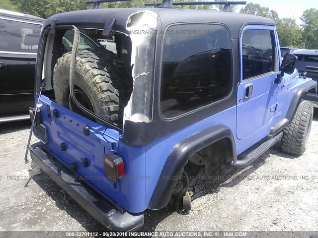 1J4FY29P2WP711840 - 1998 JEEP WRANGLER / TJ SE BLUE photo 6