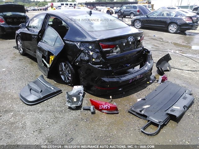 5NPD84LF5JH322820 - 2018 HYUNDAI ELANTRA SEL/VALUE/LIMITED BLACK photo 6