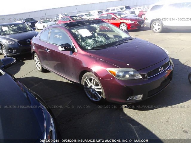 JTKDE167950046309 - 2005 TOYOTA SCION TC 栗色 照片 1