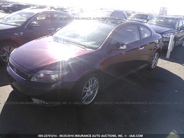 JTKDE167950046309 - 2005 TOYOTA SCION TC 栗色 照片 2