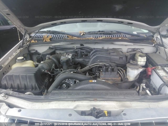 1FMZU73E15UA63888 - 2005 FORD EXPLORER XLT/XLT SPORT/NBX 灰色 照片 10