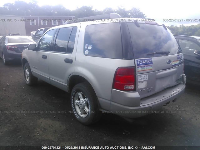 1FMZU73E15UA63888 - 2005 FORD EXPLORER XLT/XLT SPORT/NBX 灰色 照片 3