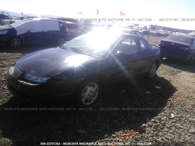 1G8ZR1277XZ329887 - 1999 SATURN SC2 BLACK photo 2