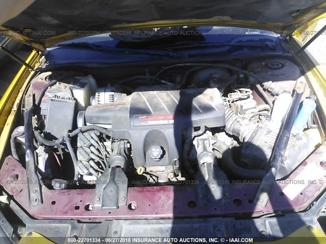 2G2WR524341101660 - 2004 PONTIAC GRAND PRIX GTP GOLD photo 10