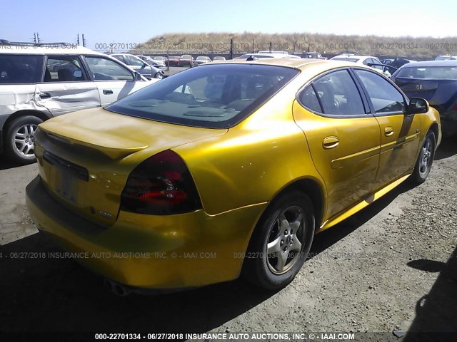 2G2WR524341101660 - 2004 PONTIAC GRAND PRIX GTP GOLD photo 4