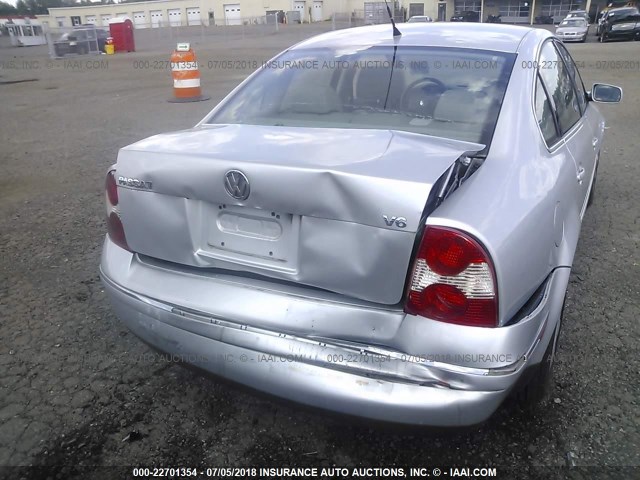 WVWRH63B42P286719 - 2002 VOLKSWAGEN PASSAT GLX 银色 照片 6