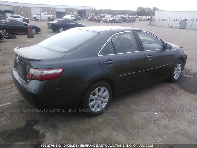 4T1BE46K17U061351 - 2007 TOYOTA CAMRY NEW GENERAT CE/LE/XLE/SE GRAY photo 4