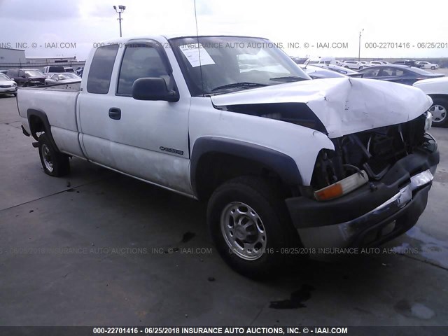 1GCHC29U61E231789 - 2001 CHEVROLET SILVERADO C2500 HEAVY DUTY WHITE photo 1