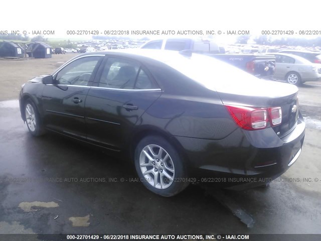 1G11C5SL5FF166898 - 2015 CHEVROLET MALIBU 1LT BLACK photo 3