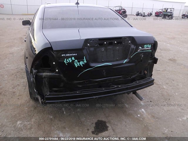 3FADP0L30AR349833 - 2010 FORD FUSION HYBRID BLACK photo 6