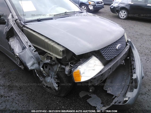 1FMZK06185GA33016 - 2005 FORD FREESTYLE LIMITED GRAY photo 6