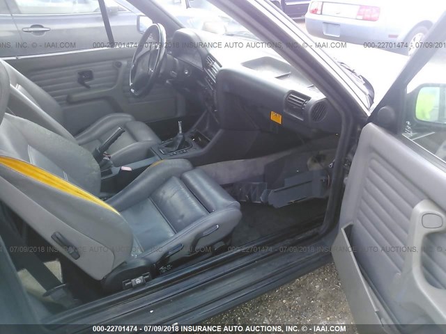 WBABB1313NEC05965 - 1992 BMW 325 IC BLACK photo 5