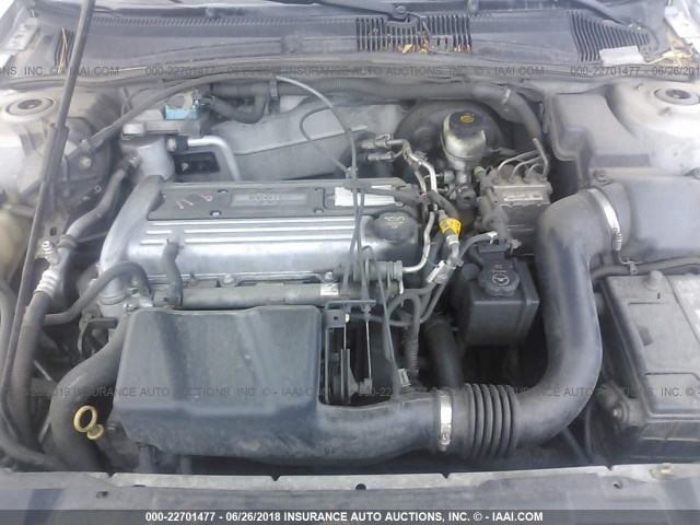 1G1JH52F237232504 - 2003 CHEVROLET CAVALIER LS SPORT SILVER photo 10