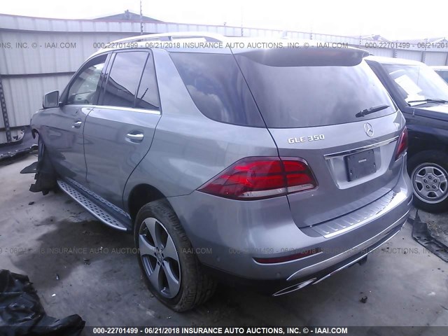 4JGDA5JB6GA642539 - 2016 MERCEDES-BENZ GLE 350 GRAY photo 3