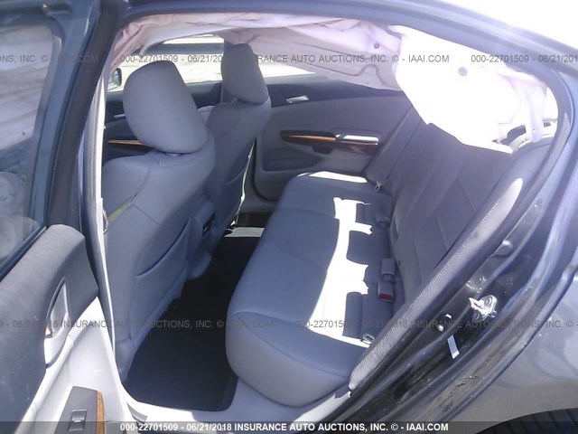 1HGCP2F84CA168824 - 2012 HONDA ACCORD EXL GRAY photo 8