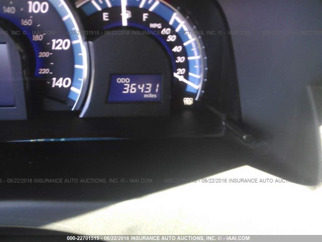 4T1BD1FK6CU054195 - 2012 TOYOTA CAMRY HYBRID/LE/XLE 蓝色 照片 7