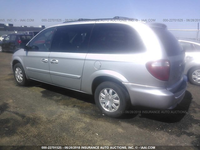 2A4GP54L87R182990 - 2007 CHRYSLER TOWN & COUNTRY TOURING SILVER photo 3
