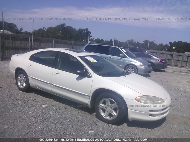 2B3HD46R64H663757 - 2004 DODGE INTREPID SE WHITE photo 1