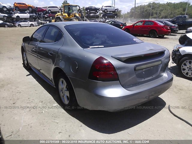 2G2WP552171138937 - 2007 PONTIAC GRAND PRIX GRAY photo 3