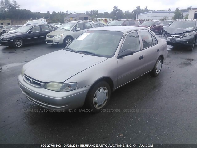 1NXBR12E0XZ199286 - 1999 TOYOTA COROLLA VE/CE/LE TAN photo 2